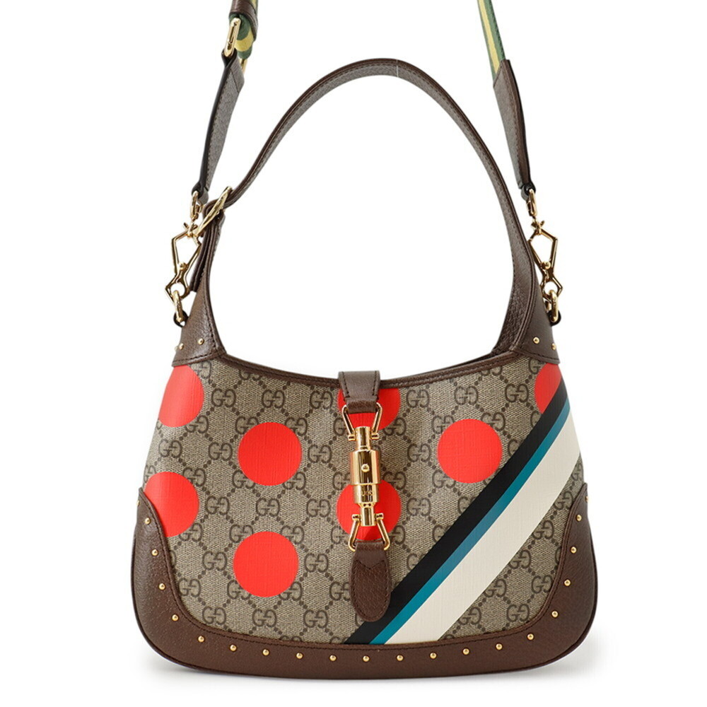 Gucci Jackie 1961 Small Shoulder Bag, GG Supreme Leather, 678843, GUCCI 2-way...